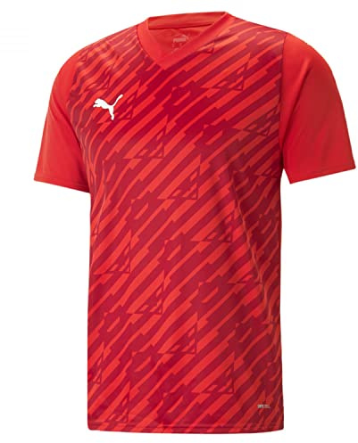 Puma Unisex Kinder Teamultimate Jersey Jr T-Shirt, Puma Rot, 176 EU