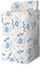 Odot Funda Lavadora de Carga Superior Funda, Lavadora Impermeable Proteccion Solar Exterior Impermeable con Cremallera para Lavadora y Secadora de Carga Superior (L-53x88x55cm,Flor pequeña)