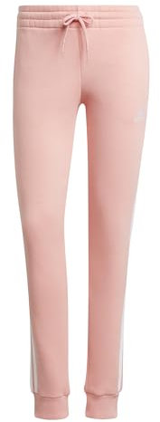 adidas Essentials 3-Stripes Fleece Pants Pantaloni da Tuta, Semi Rosa Spark, M Donna