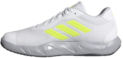 adidas Hombre Amplimove Trainer Shoes, Cloud White/Lucid Lemon/Core Black, 39 1/3 EU
