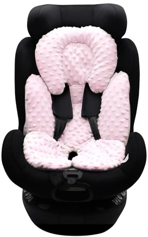 KAKIBLIN Infant Car Seat Insert, Newborn Head Support Pillow and Body Support Pillow for Babies, 2 in 1 Reversible Baby Seat Cushion,Stroller Insert for Car Seats, Prams and Swings, Schaukel