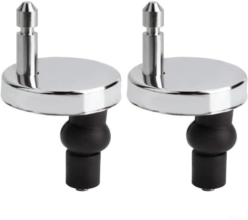 Cerniere per sedile WC resistenti e stabili, fissaggi superiori, resistenti, chiusura rallentata (confezione da 2)