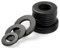 FOMGIIN Arandelas Planas M3 x 7 mm, 50 Piezas Arandelas Negras Metalicas Espaciadoras de Acero al Carbono, Arandelas Metálicas Tóricas Negro Arandela Plana Pequeño para Tornillos Sujetadores