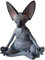 Lisher Katze Sphynx Meditieren, Statue, denkende Katze, denkende Katze, Sammlerstück, ohne Borsten, Sphynx