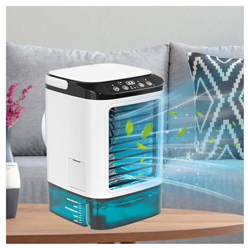 Avec Glacière Climatiseur Mobile Sans évacuation, Clim Avec Réservoir D'eau De 900 Ml Climatiseur Sans Unite Exterieur Climatiseur Mobile