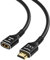 Mygatti 10 metros Cable de extensión HDMI 2.0,HDMI macho a hembra 4K@60Hz,extensor HDMI de nailon trenzado,compatible con TV Stick, HDTV, PS5, PS4, Xbox, Full HD, 3D, ARC, HDR-negro