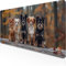 Speed Gaming Mauspad 600 x 300mm, XXL Mousepad, Tischunterlage Large Size Groß, verbessert Präzision und Geschwindigkeit, abwaschbar - für Microsoft Maus und Tastatur Wald Hund