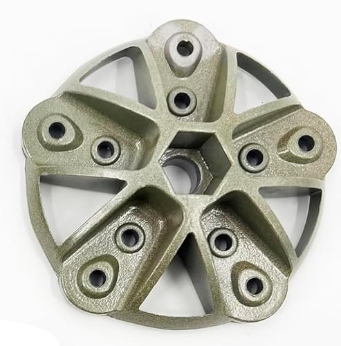 KX-ENERGIE 3 Blätter 5 Blätter 6 Blätter Horizontaler Windturbinen Hub Windgenerator Zubehör Passend for 3/5/6 Wischblätter S/M Typ Windmühlenzubehör Radnabe