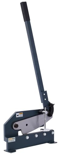 Hand Plate Shear 10, Solid Construction Mounting Type Metal Shear, High Precision Manual Hand Plate Shear, For Shear Carbon Steel Plates and Bars, Blue