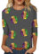 Damen Langarmshirt Karnevalsmuster Damen Leicht Mode Und Luftig T-Shirt Tech-Stretch Lässige T-Shirt Oberteile Mode Pullover Tunika mit O Ausschnitt Elegant Silvester Outfit Pailletten Tops