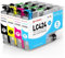 Clywenss LC424 Druckerpatronen Kompatibel für Brother LC-424 LC-424VAL LC424VAL Patronen Multipack für DCP-J1200W DCP-J1200WE DCP-J1200 Tinten, 4er-Pack (Schwarz, Cyan, Magenta, Gelb)
