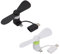 2 en 1 Mini Ventilador USB,Ventiladores de Teléfono Mini USB,2 PCS Ventiladores Portátiles,Pequeño y Silencioso,para Teléfono Type-C y Android(Blanco,Negro)