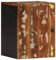 LVHUIDEH Wandschrank mit 2 Fächer, Medizinschrank aus Holz, Badezimmer Hängeschrank für Wohnzimmer Schlafzimmer Küche, 38 x 33 x 48 cm, Altholz Massiv + Holzwerkstoff