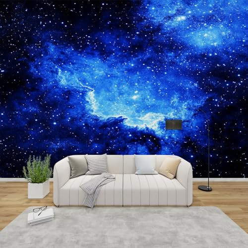 PaxGloz Fototapete Sterne Und Galaxie Tapete Universum Sternenhimmel Tapeten Vliestapete Modern Wandtapete Wohnzimmer Schlafzimmer Kinderzimmer Wanddeko Motivtapeten 250 x 175 cm (B x H)