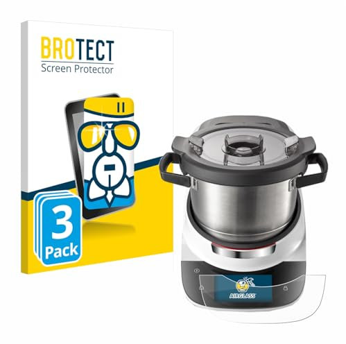BROTECT (3 Stück Schutzglas für Bosch Cookit Schutzfolie Made in Germany Panzer Folie Glas Displayschutz [Kratzfest 9H, Anti-Fingerprint]