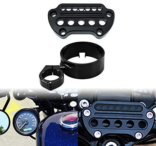 HDBUBALUS Speedometer Abrazadera de manillar para Harley Sportster XL883 1200 1993-2020