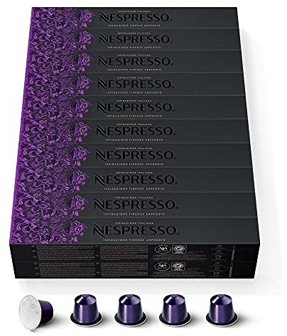 Nespresso Original – Bundle 200 Capsules de Café Arpeggio – Intensité 9 – Pour Ristretto & Espresso – (20 étuis de 10)