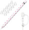 NIUTRENDZ Cow Print Case for Apple Pencil 1st Generation Case Cover Silicone Protective Sleeve Accessories with Apple Pencil Tips Cover & Cable Adapter Tether (Pink)