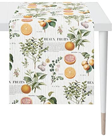 APELT STOFFE Tischläufer Herbs & Fruits 140x48 - (7699_48X140_col_40)