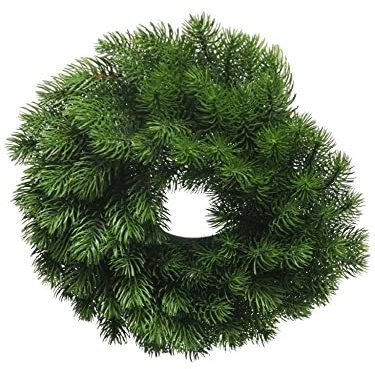 artplants.de Dekokranz Tanne FEILAN, grün, Ø35 cm - Tannenkranz künstlich