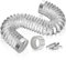 HOOMESUN Tubo di sfiato per asciugatrice, 10,2 cm, 9,1 m, resistente, flessibile, tubo di scarico spesso (6 strati) in alluminio isolato per spazi ristretti, kit di canalizzazione HVAC con 2 morsetti