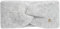 Tommy Hilfiger Damen Stirnband Timeless Headband Flecht-Optik, Grau (Light Grey Melange), Einheitsgröße
