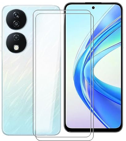 KJYFOANI Verre Trempé pour Honor X7b 5G (6.80), [2 Pièces] Film Protection Ecran en Verre trempé, HD Anti Rayures, sans Bulles, pour Honor X7b 5G Vitre Protection.