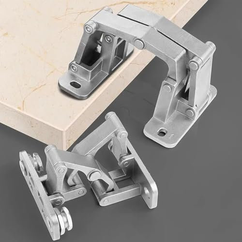 SPORTARC Unsichtbares Steintürscharnier, Modern, Edelstahl, Metallic, Silber, verstellbarer Winkel, Feuerhydrant-Funktion (M(150 kg))