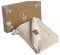 Little Dedi Weiche Babydecke Strick aus 100% Bio-Baumwolle GOTS Zertifizert, 80x100 cm. Naturbeige- Erstausstattung für Neugeborene, in Geschenkbox für Neugeborene Babys