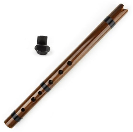 Traditionelle Holzinstrumente, peruanische Quena-Flöte, vertikale Bambusflöte, indische Klarinette, Bambus-Quena-Flöte (Braun A Key)