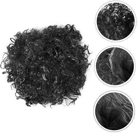 LIFKOME farbige Perücke perücken halloween perücke karnevalkostüme perücke enid Haarperücke Abdeckung clown cosplay verkleiden Leistungsperücke lustige Perücke Hochtemperaturdraht Black