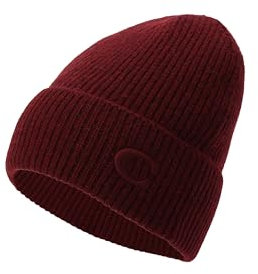Coach Damen C Beanie-Mütze, Merlot, Einheitsgröße