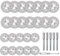 25 Stück LAINIKE Diamant Trennscheiben 22mm Mini Gelochte Trennscheiben Diamant Schneidscheiben Diamantscheibe mit 5 Stück 3 mm Dorn für Rotationswerkzeug Zubehör, Fliese, Glas, Stein, Holz