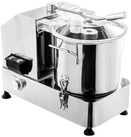 UPLTOE Commercial Vegetable Chopper,Food Mincer 1800W Electric Multifunctional Vegetable Cutter with 6L Stainless Steel Bowl,2000 RPM for Restaurants,Food Processing,Canteens 12L