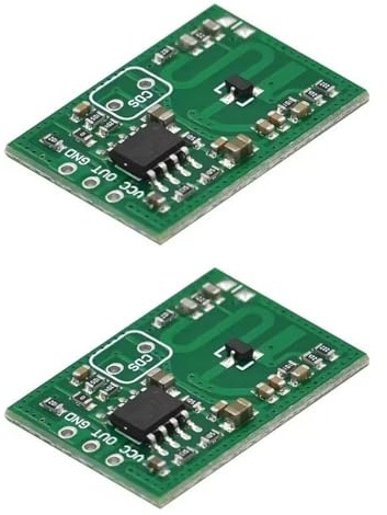 Capteurs de radars à micro-ondes pour domotique - Portée de 12 mètres - Détections plus longues - Distance - Grands angles et zones non mortes - Radars à micro-ondes - Module de capteurs de mouvement