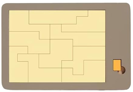 Dreieckspuzzle,Holz Triangle Puzzle, Dreieckiges Holzpuzzle Gehirnrätsel, Formen Puzzle Bausteine Familienspiel, Unregelmäßige Holz-Puzzle, Geometrisches Denkspiel (E)