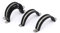 Sourcingmap 45mm EPDM Rubber Lined U Shaped Saddle Clamp Tube Pipe Clips 5 Pcs