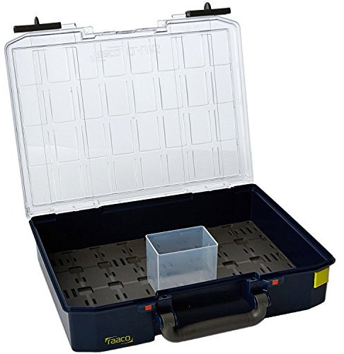 raaco 142540 Werkzeugkoffer CarryLite-LMS 80 4x8-0 mit U-Profile in blau leer