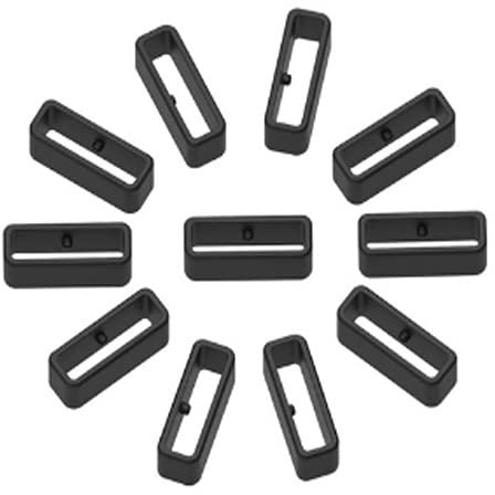 RuenTech Kompatibel mit Polar A360 / A370 Armband Band Verschlussring Fastener Ring Sport Silikon (11 pcs)