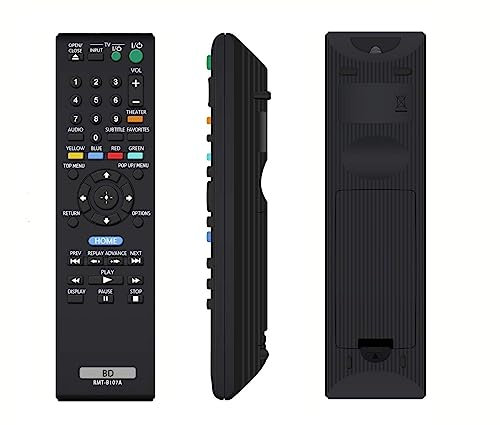 New RMT-B107A Remote Control Replaced for Sony BLU RAY DVD Player BDP-S570 BDP-S370 BDP-BX37 BDPBX57 BDP-S270 BDP-S470