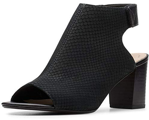 Clarks Deva Bell, Women’s Slingback, Black (Black Nubuck Black Nubuck), 3.5 UK (36 EU)