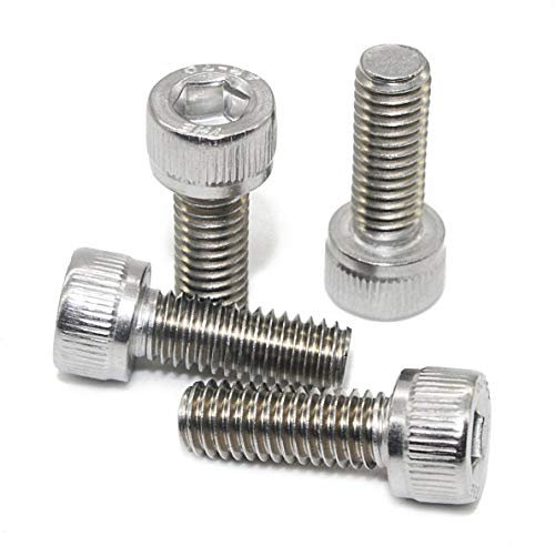 Zylinderschrauben mit Innensechskant - M5x16 - (50 Stück) - DIN 912 (ISO 4762) Zylinderkopfschrauben Edelstahl A2 V2A