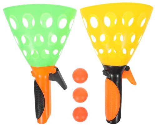 Toddmomy Pop N Catch Game Launch and Catch Balls Game Toss and Catch Games for Children