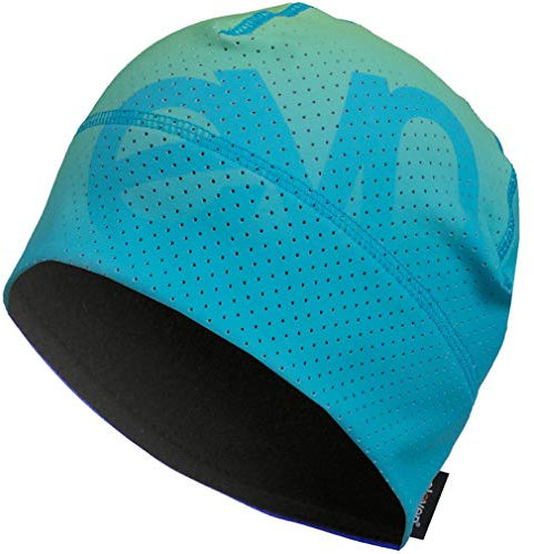 Eleven Sportmütze für Laufen, Radfahren, Wandern, aktiver Lebensstil und Skifahren | Laufmützen für Damen, Herren und Kinder | Funktionelle Mütze mit Belüftung Air (Gradient Blue, M (54-57cm))