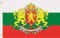 U24 Flagge Fahne Bulgarien mit Wappen 90 x 150 cm