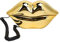 VBESTLIFE Lippenform Telefon, Galvanisieren Goldenes Lippenform Telefon, Festnetz Festnetztelefon Festnetz für Zuhause/Büro/Hotel