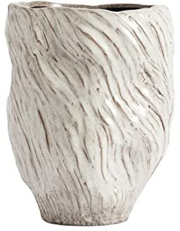 Mud Vase - Oyster, Stoneware, Oyster, H: 25 Ø: 16