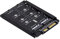 Cablecc Dual NGFF B+M Key M.2 SSD Card JOBD Raid0 Span Bridge to 2.5 SATA Combo HDD Disk Drive Boîtier