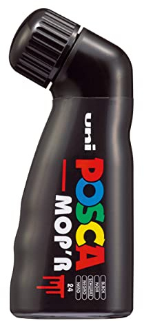 Posca MOP'R PCM-22 Permanent-Marker auf Wasserbasis, runde Spitze für Kunst und Handwerk, für verschiedene Oberflächen auf Holz, Metall, Papier, Leinwand, Karton, Glas, Stoff, Keramik, Stein,