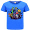 Forlcool Rainbow Jungen Sommer T-Shirt 100% Baumwolle Top Tee YouTube Game Merch, blau, 7-8 Jahre